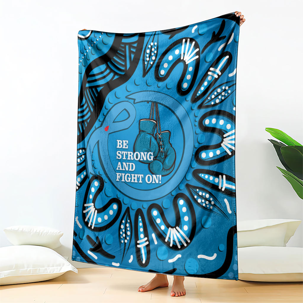 Australia Diabetes Support Blanket Be Strong And Fight On Aboriginal Art