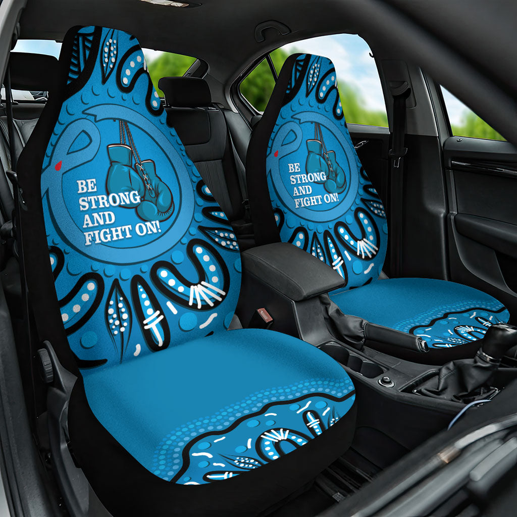 Australia Diabetes Support Car Seat Cover Be Strong And Fight On Aboriginal Art