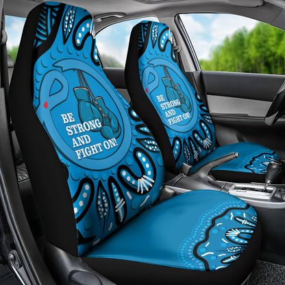 Australia Diabetes Support Car Seat Cover Be Strong And Fight On Aboriginal Art