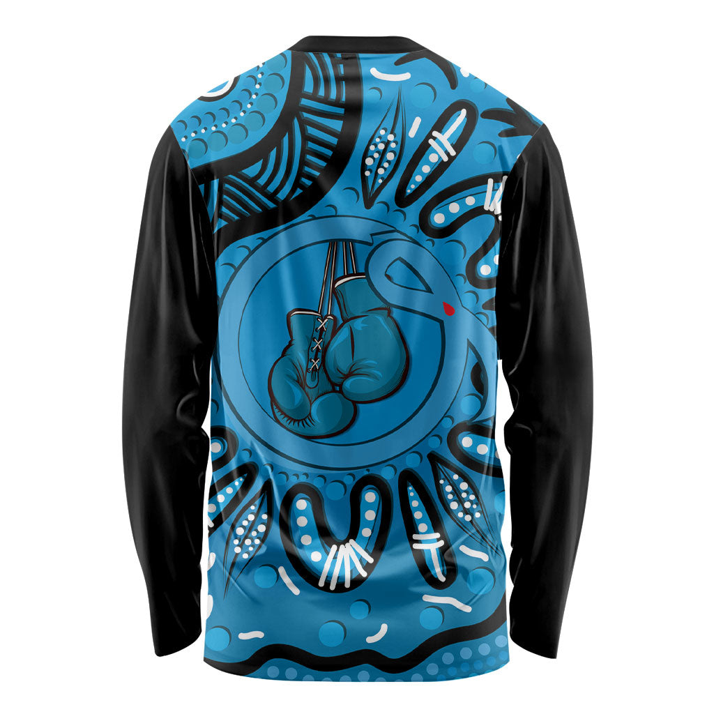 Australia Diabetes Support Long Sleeve Shirt Be Strong And Fight On Aboriginal Art