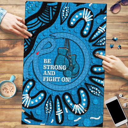 Australia Diabetes Support Puzzle Be Strong And Fight On Aboriginal Art