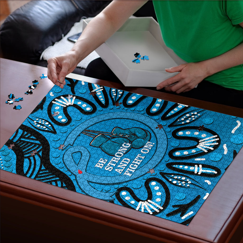 Australia Diabetes Support Puzzle Be Strong And Fight On Aboriginal Art