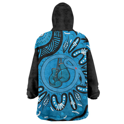 Australia Diabetes Support Wearable Blanket Hoodie Be Strong And Fight On Aboriginal Art