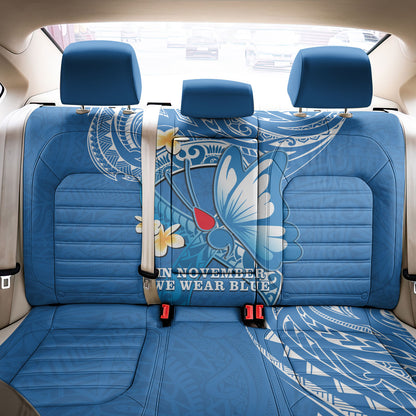 Polynesia Diabetes Support Back Car Seat Cover In November We Wear Blue
