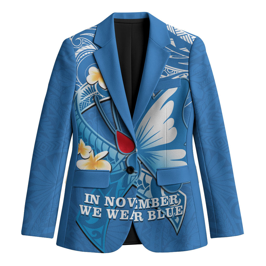 Polynesia Diabetes Support Blazer In November We Wear Blue