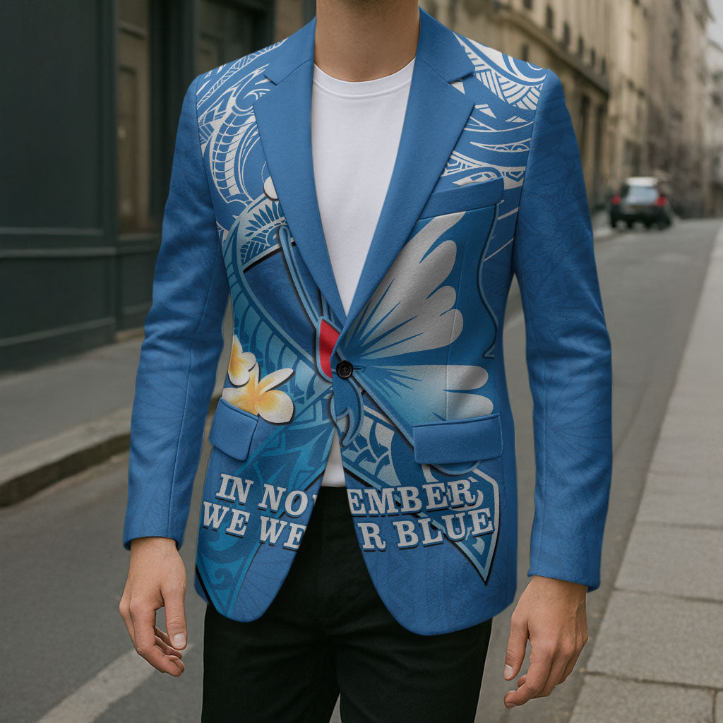 Polynesia Diabetes Support Blazer In November We Wear Blue