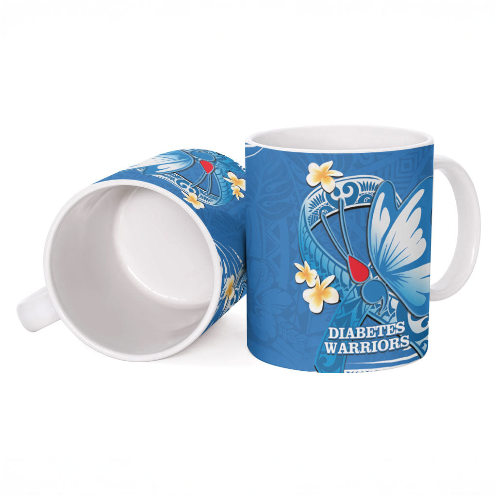 Polynesia Diabetes Support Ceramic Mug In November We Wear Blue