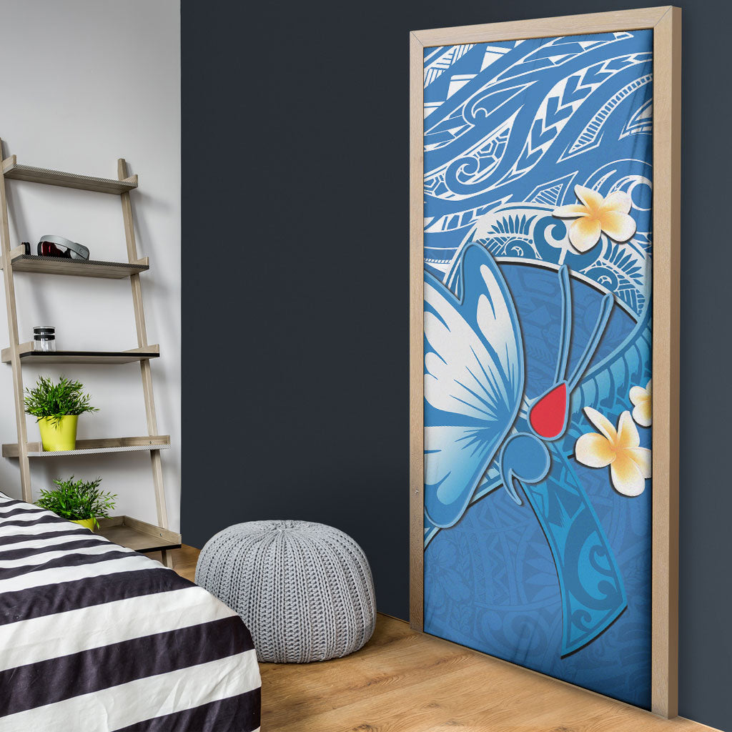 Polynesia Diabetes Support Door Cover In November We Wear Blue