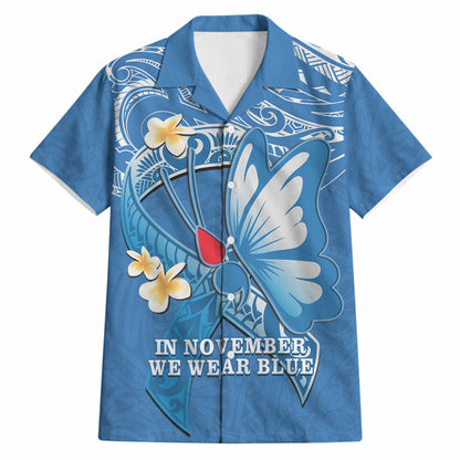 Polynesia Diabetes Support Hawaiian Shirt In November We Wear Blue