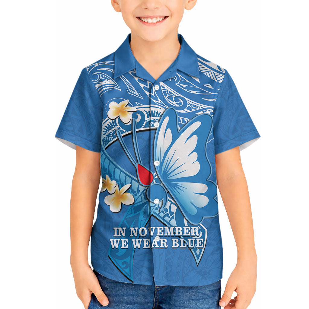 Polynesia Diabetes Support Hawaiian Shirt In November We Wear Blue