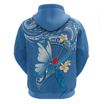 Polynesia Diabetes Support Hoodie In November We Wear Blue