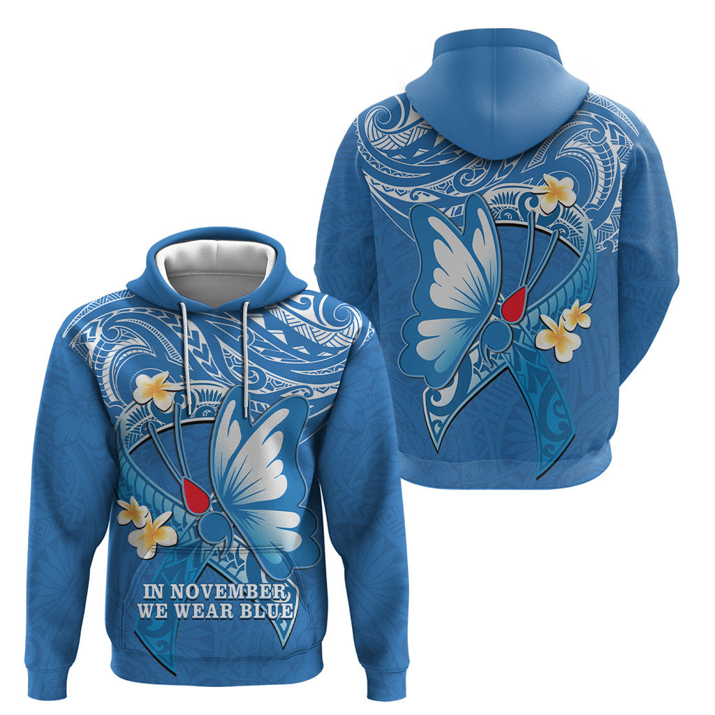 Polynesia Diabetes Support Hoodie In November We Wear Blue