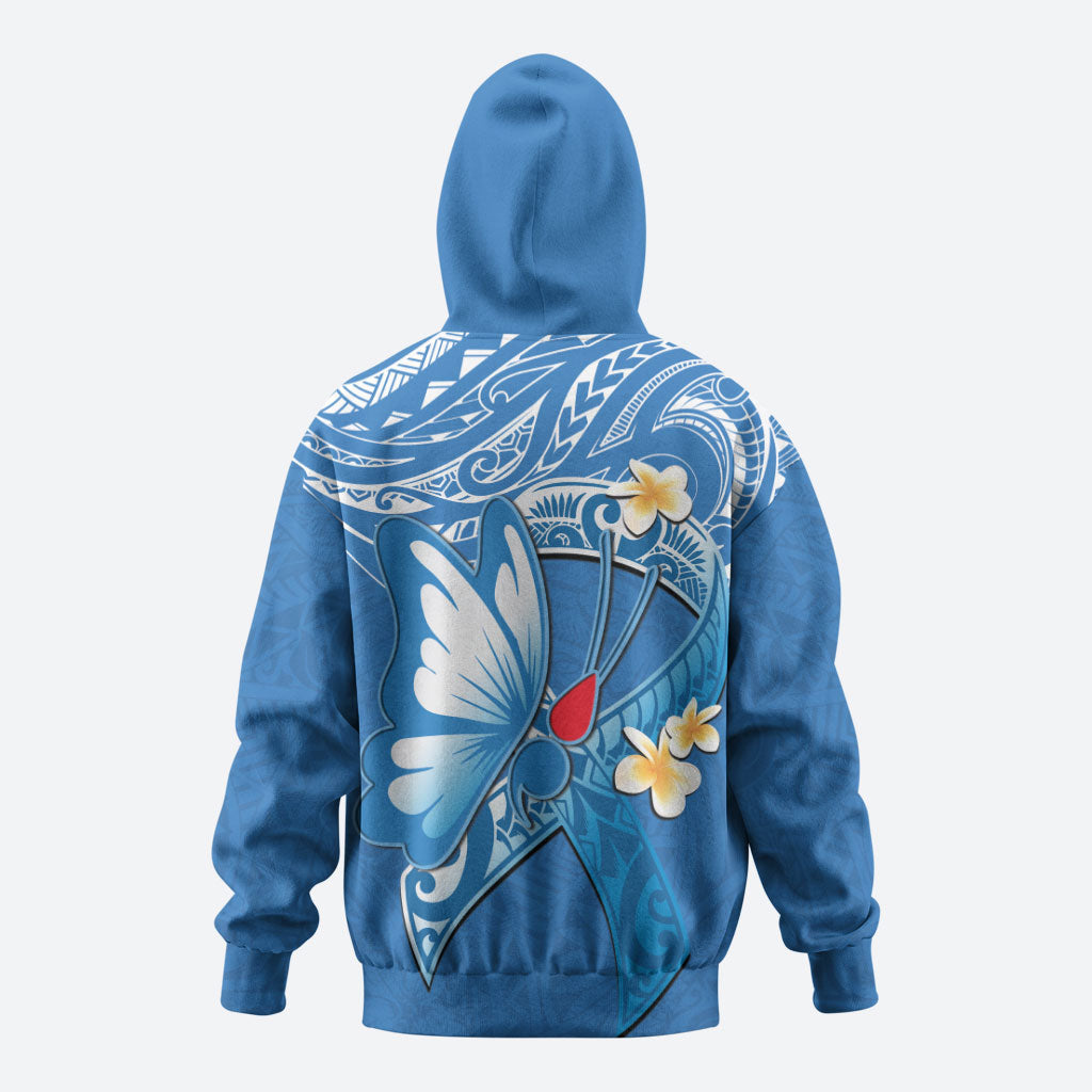 Polynesia Diabetes Support Hoodie In November We Wear Blue