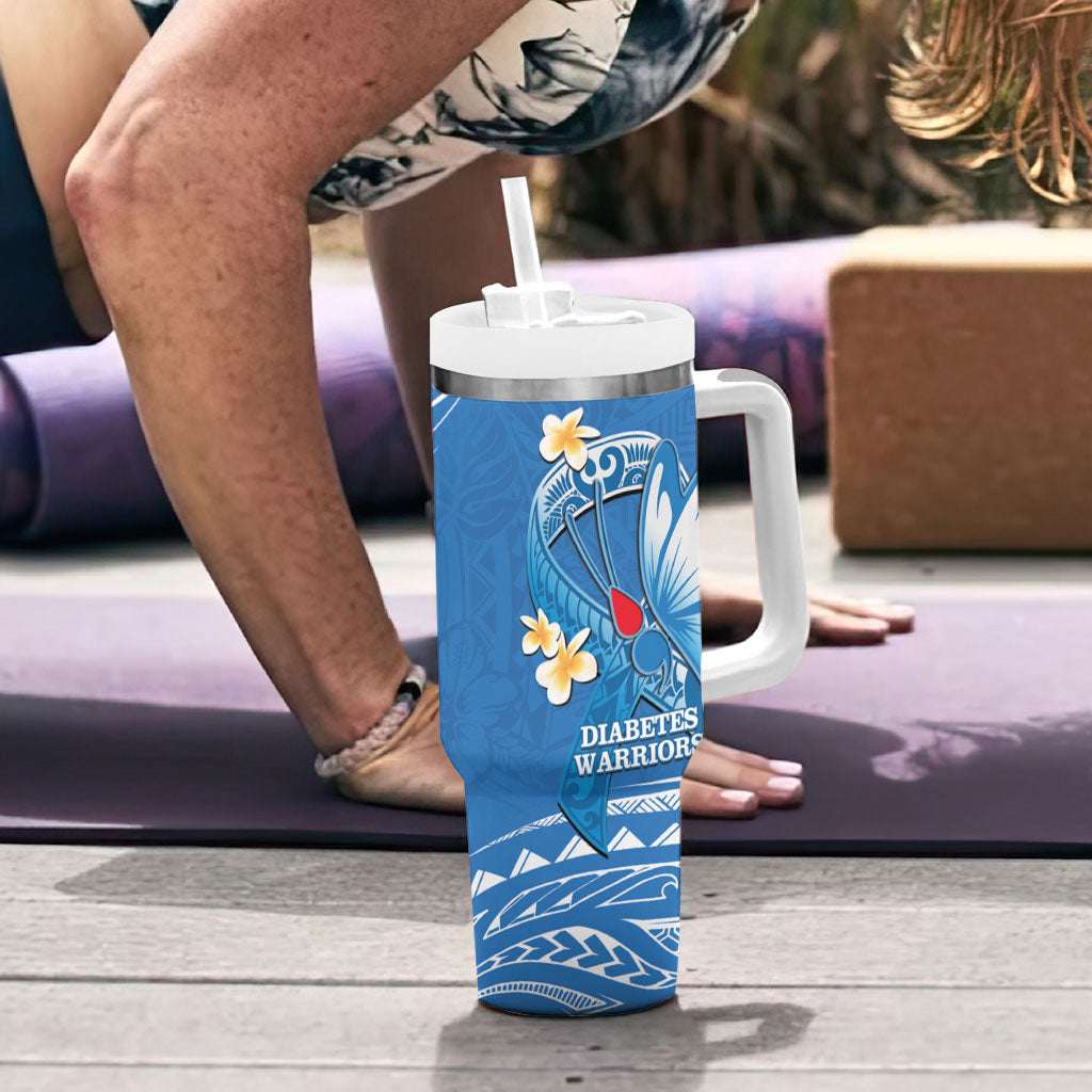 Polynesia Diabetes Support Tumbler With Handle In November We Wear Blue