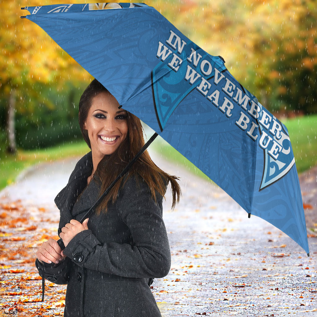 Polynesia Diabetes Support Umbrella In November We Wear Blue