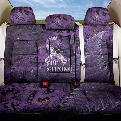 Lupus Support Month New Zealand Back Car Seat Cover Be Strong Warrior Maori Silver Fern