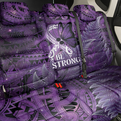 Lupus Support Month New Zealand Back Car Seat Cover Be Strong Warrior Maori Silver Fern