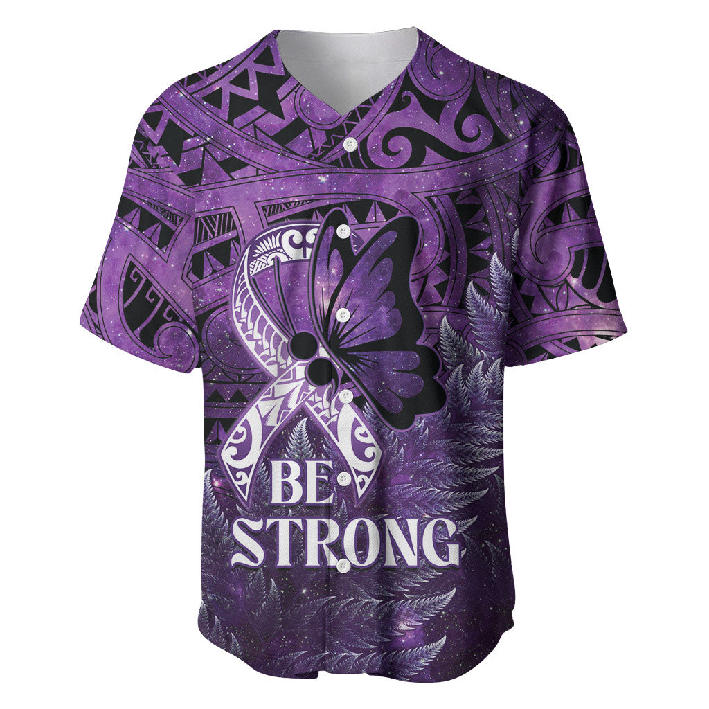 Lupus Support Month New Zealand Baseball Jersey Be Strong Warrior Maori Silver Fern