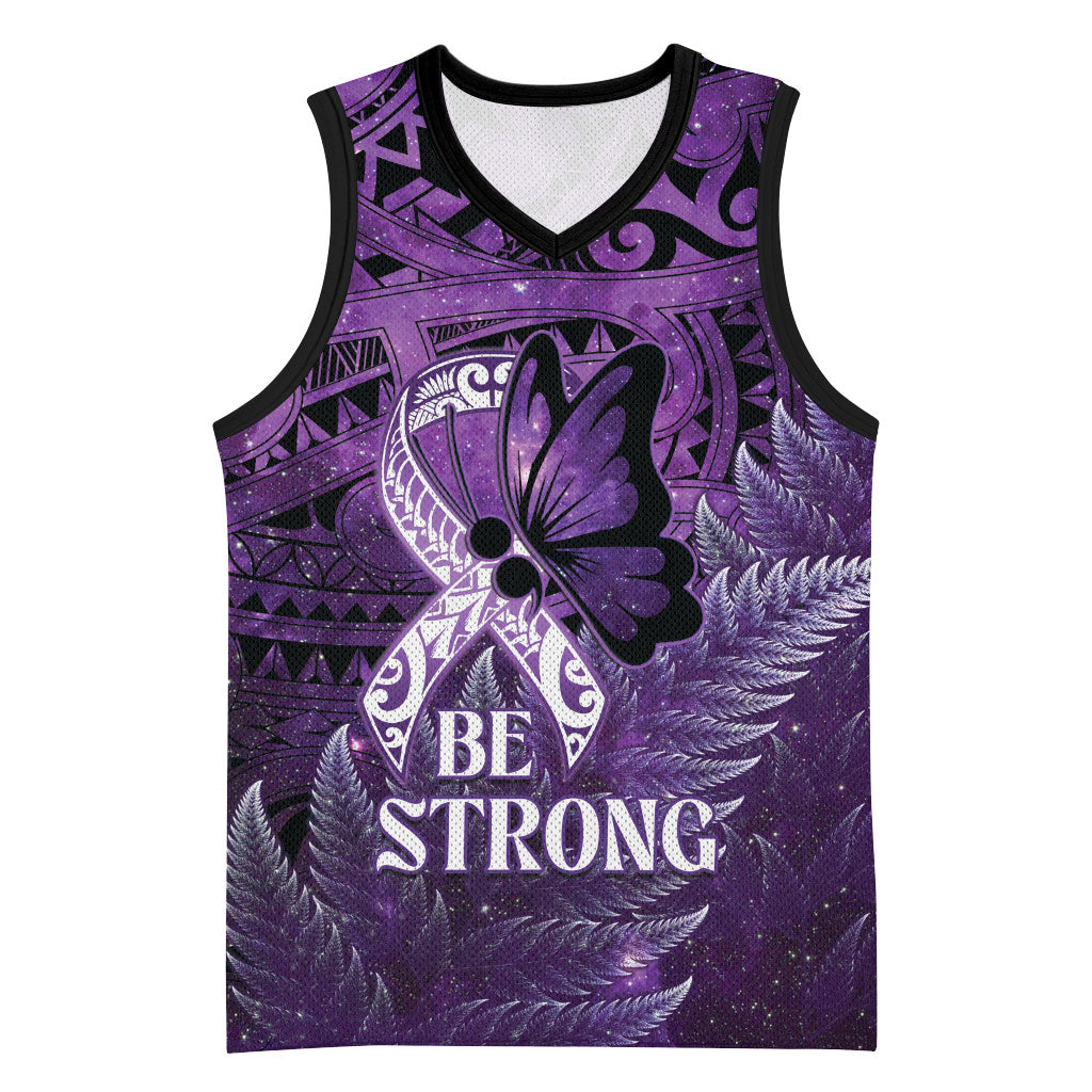 Lupus Support Month New Zealand Basketball Jersey Be Strong Warrior Maori Silver Fern