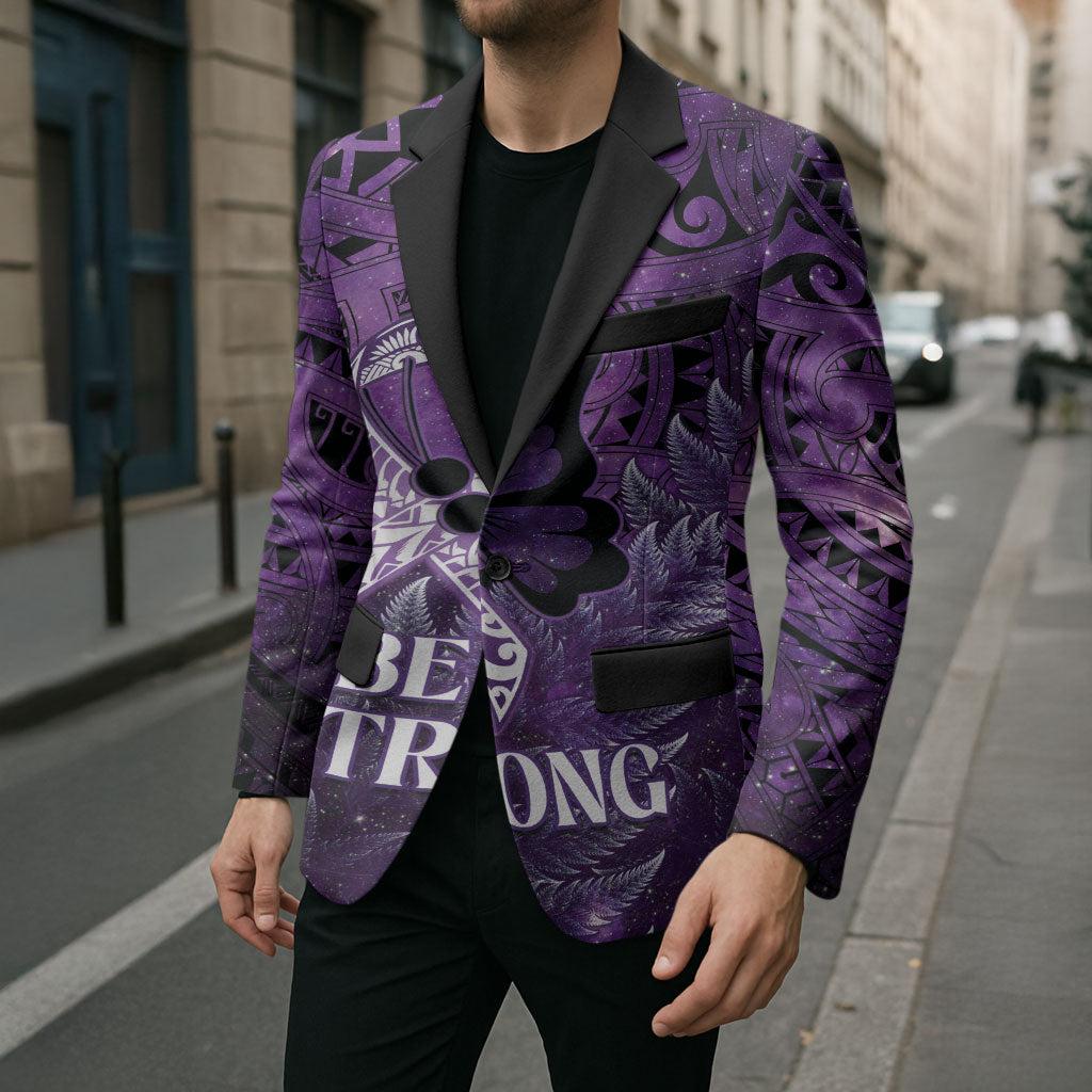 Lupus Support Month New Zealand Blazer Be Strong Warrior Maori Silver Fern