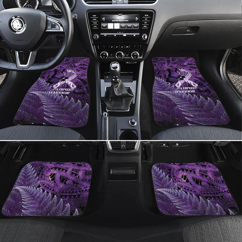 Lupus Support Month New Zealand Car Mats Be Strong Warrior Maori Silver Fern