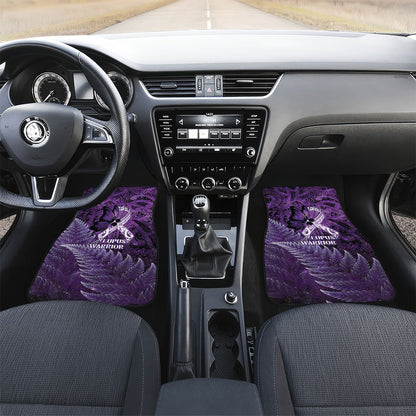 Lupus Support Month New Zealand Car Mats Be Strong Warrior Maori Silver Fern