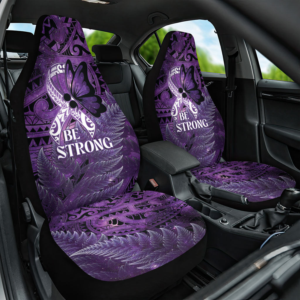 Lupus Support Month New Zealand Car Seat Cover Be Strong Warrior Maori Silver Fern