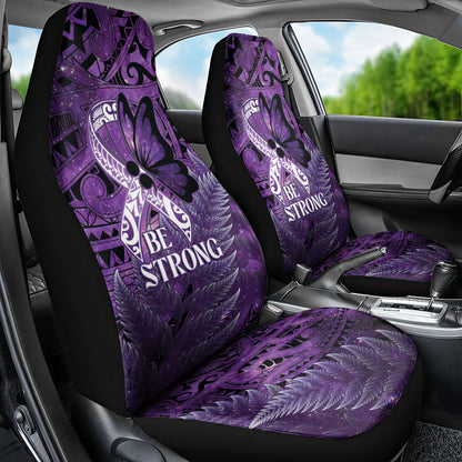 Lupus Support Month New Zealand Car Seat Cover Be Strong Warrior Maori Silver Fern