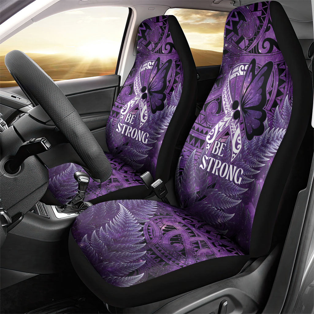 Lupus Support Month New Zealand Car Seat Cover Be Strong Warrior Maori Silver Fern