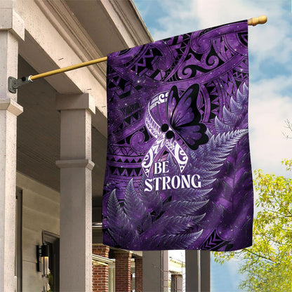Lupus Support Month New Zealand Garden Flag Be Strong Warrior Maori Silver Fern