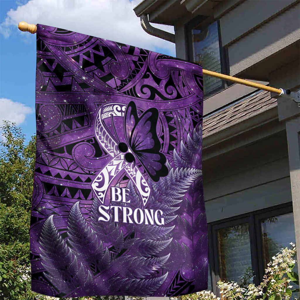 Lupus Support Month New Zealand Garden Flag Be Strong Warrior Maori Silver Fern