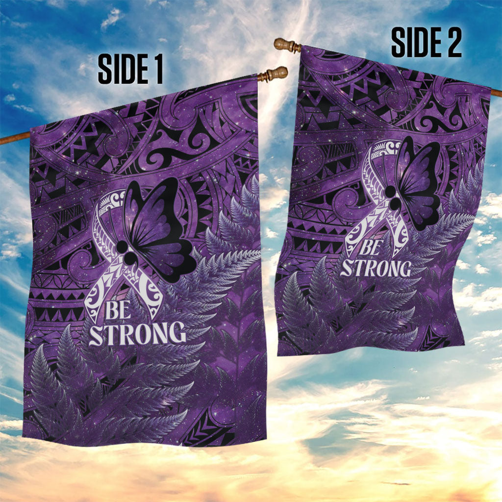 Lupus Support Month New Zealand Garden Flag Be Strong Warrior Maori Silver Fern