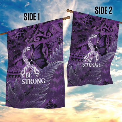 Lupus Support Month New Zealand Garden Flag Be Strong Warrior Maori Silver Fern