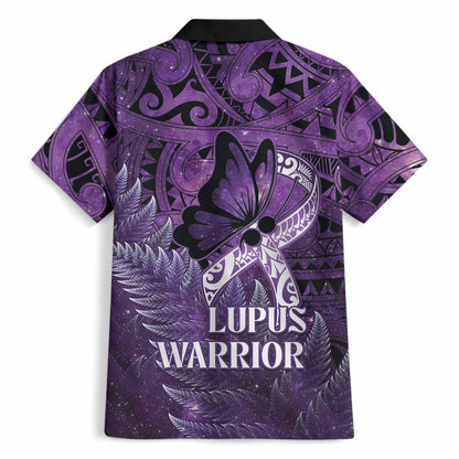 Lupus Support Month New Zealand Hawaiian Shirt Be Strong Warrior Maori Silver Fern
