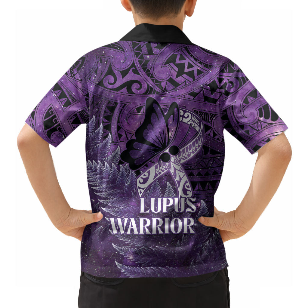 Lupus Support Month New Zealand Hawaiian Shirt Be Strong Warrior Maori Silver Fern
