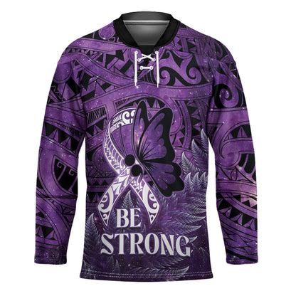 Lupus Support Month New Zealand Hockey Jersey Be Strong Warrior Maori Silver Fern