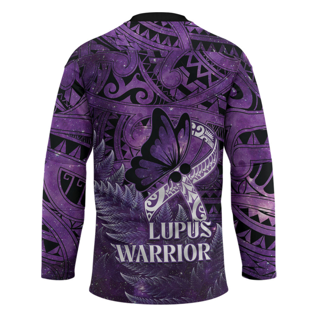 Lupus Support Month New Zealand Hockey Jersey Be Strong Warrior Maori Silver Fern