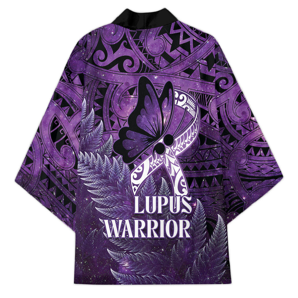 Lupus Support Month New Zealand Kimono Be Strong Warrior Maori Silver Fern