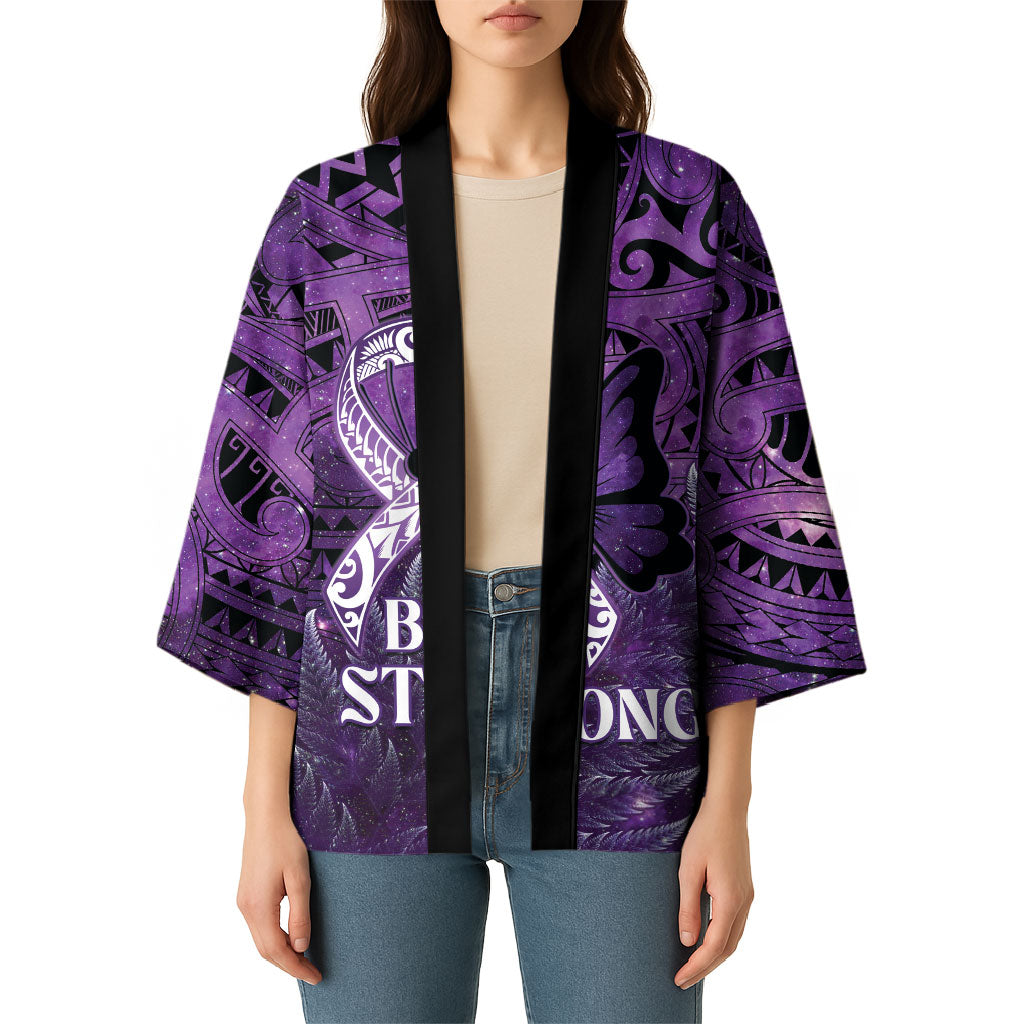 Lupus Support Month New Zealand Kimono Be Strong Warrior Maori Silver Fern