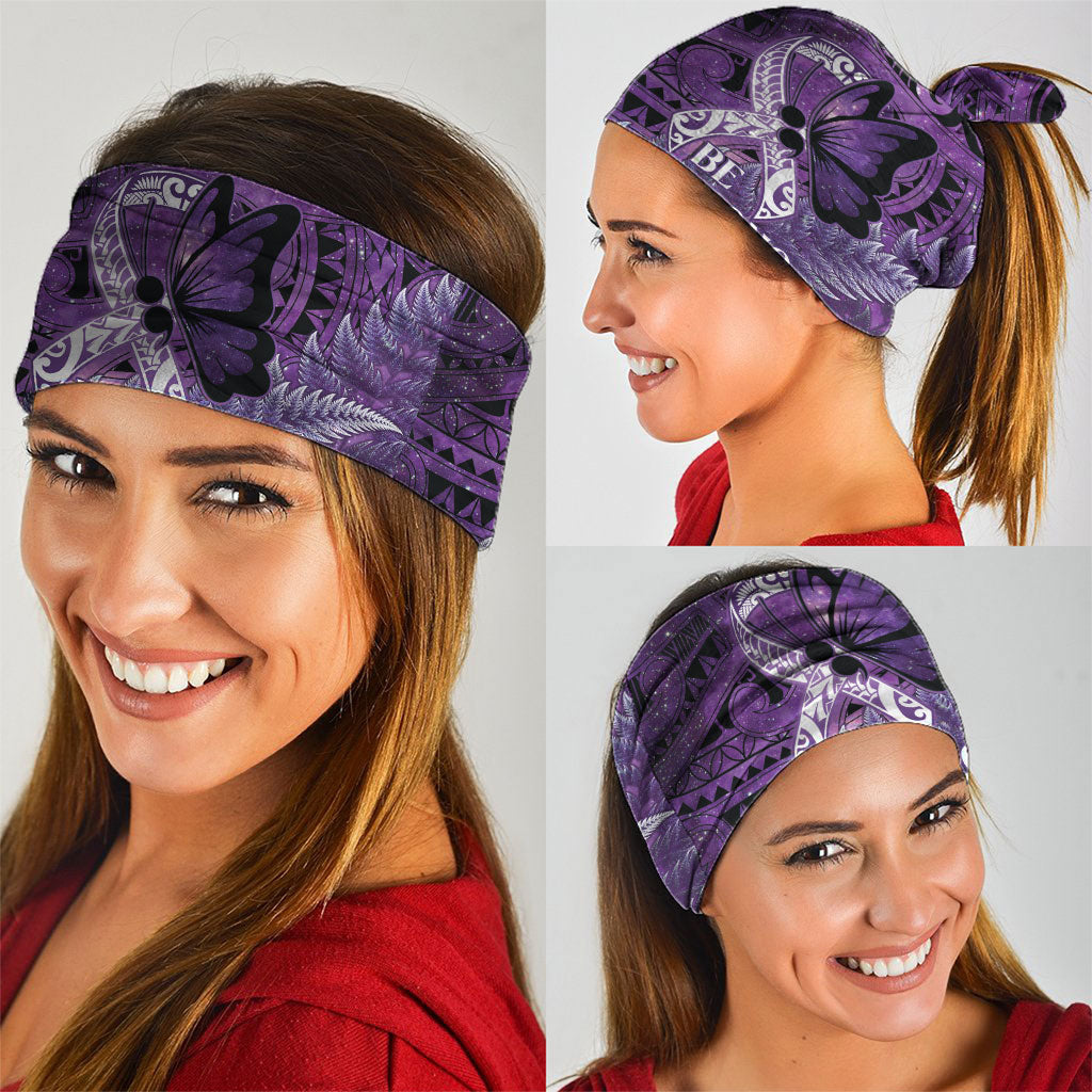 Lupus Support Month New Zealand Neck Gaiter Be Strong Warrior Maori Silver Fern