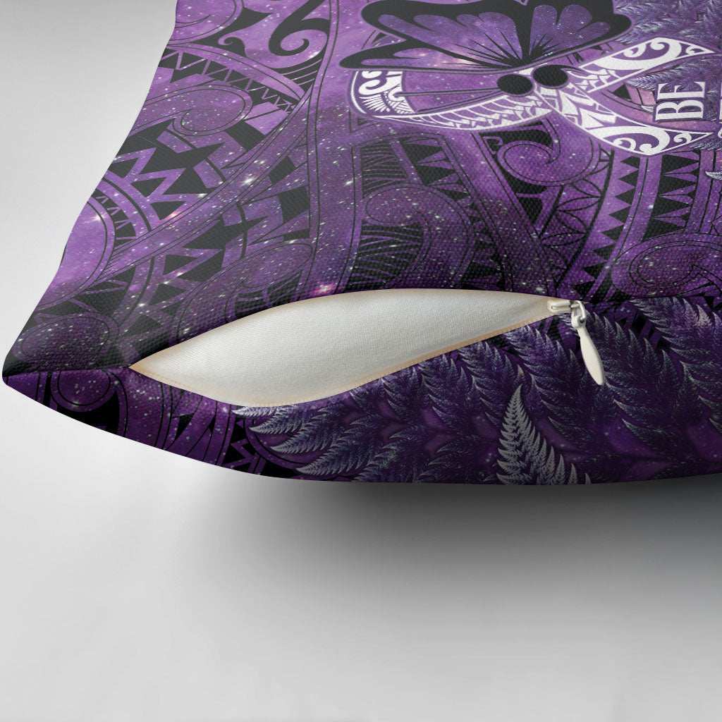 Lupus Support Month New Zealand Pillow Cover Be Strong Warrior Maori Silver Fern