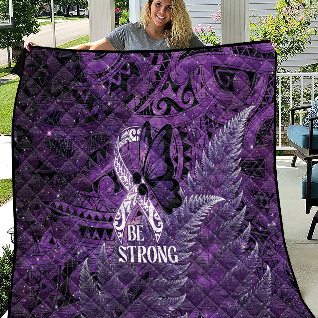 Lupus Support Month New Zealand Quilt Be Strong Warrior Maori Silver Fern