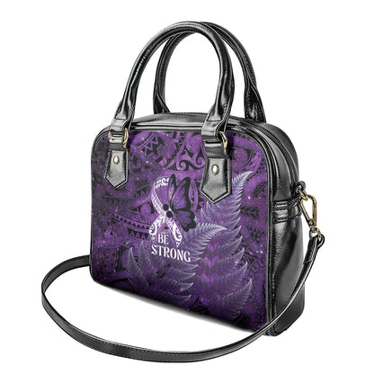Lupus Support Month New Zealand Shoulder Handbag Be Strong Warrior Maori Silver Fern