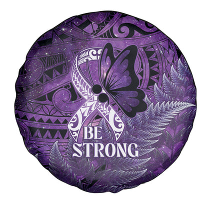 Lupus Support Month New Zealand Spare Tire Cover Be Strong Warrior Maori Silver Fern