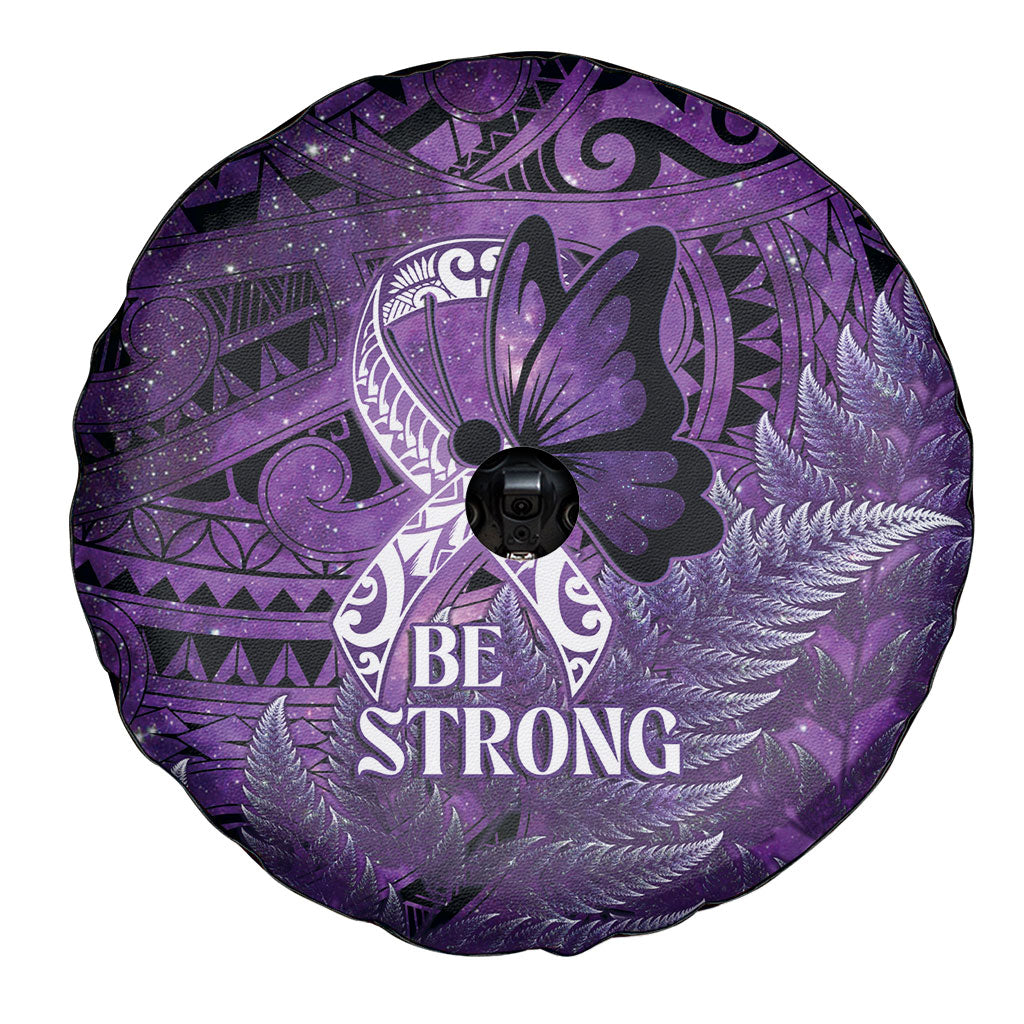 Lupus Support Month New Zealand Spare Tire Cover Be Strong Warrior Maori Silver Fern
