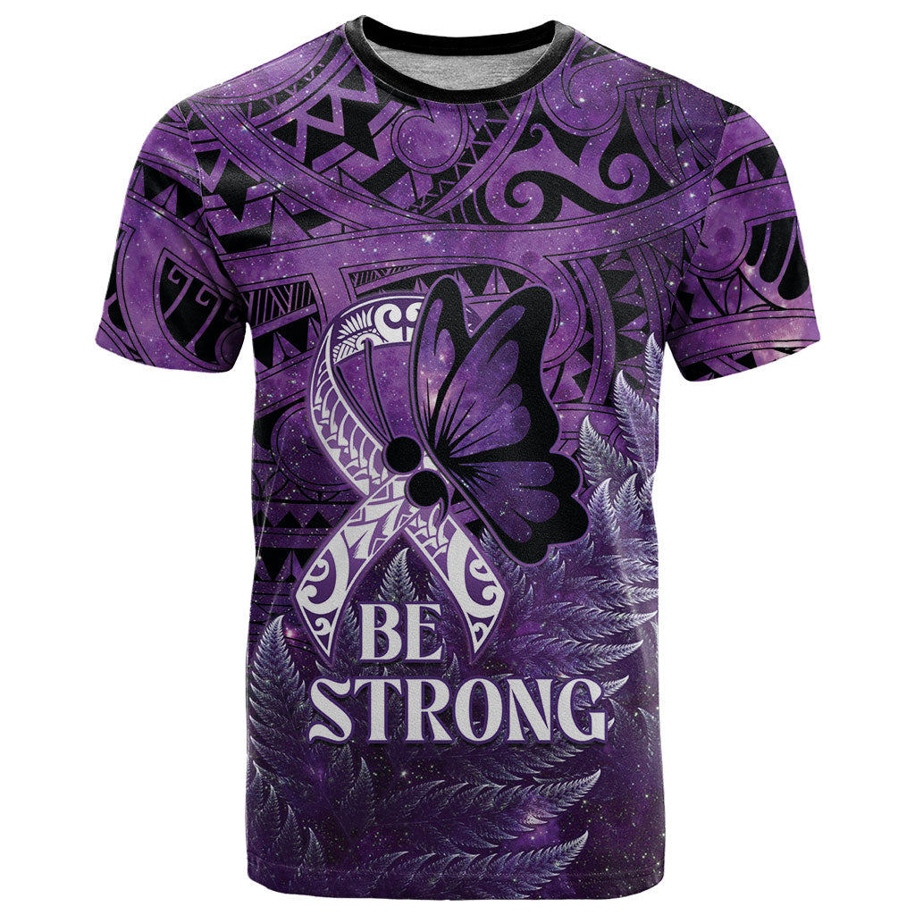 Lupus Support Month New Zealand T Shirt Be Strong Warrior Maori Silver Fern