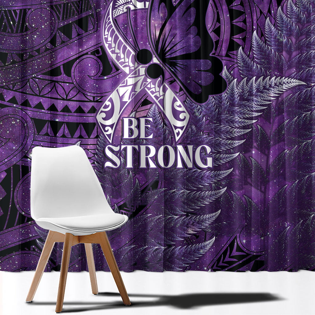 Lupus Support Month New Zealand Window Curtain Be Strong Warrior Maori Silver Fern
