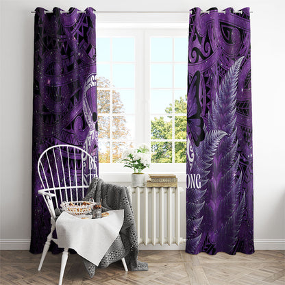 Lupus Support Month New Zealand Window Curtain Be Strong Warrior Maori Silver Fern