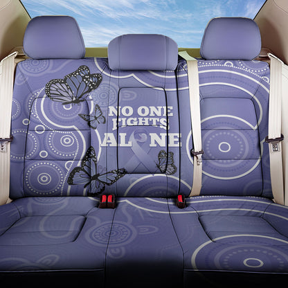 Australia Stomach Cancer Support Back Car Seat Cover No One Fights Alone Aboriginal Art