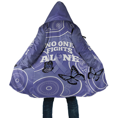 Australia Stomach Cancer Support Cloak No One Fights Alone Aboriginal Art